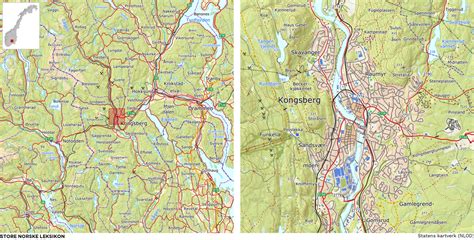 Kongsberg Tettsted Store Norske Leksikon