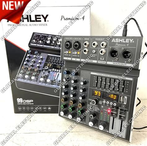 Mixer Ashley Premium 4 Original 4 Channel Mixing 4 Channel 4 Lazada