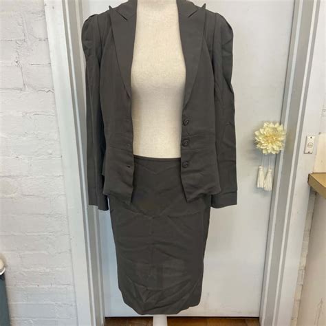 Gay Giano Size 42 Grey Suit S