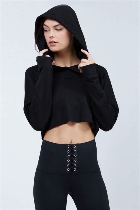 Weworewhat X Strut This Crop Hoodie Cropped Hoodie Crop Top Hoodie