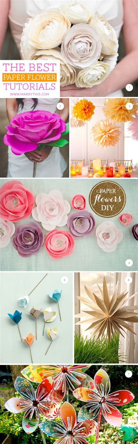 Blumen Aus Papier Paper Flower Tutorial Paper Flowers Diy Flower