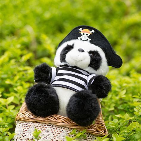 Pirate Panda Toy Panda Plush Toy With Pirate Hat