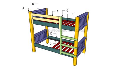 Building The Bunk Bed Howtospecialist How To Build Step By Step Diy Plans