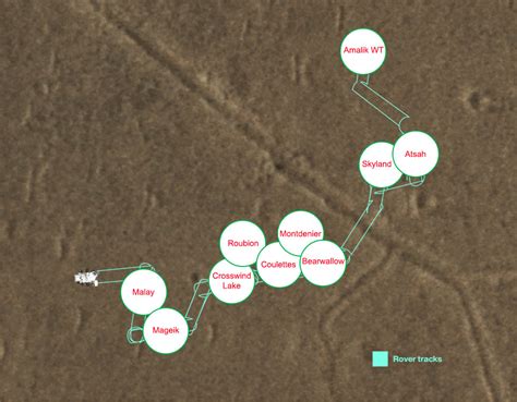 Perseverance S Three Forks Sample Depot Map Nasa Mars Exploration