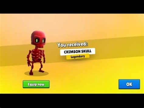 Stumble Guys I Got Crimson Skull Skin Youtube