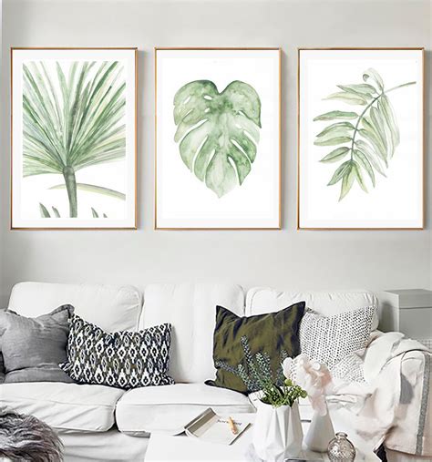 Plant Wall Decor Bathroom Wall Decor Bedroom Decor Bathroom Prints Tropical Bathroom