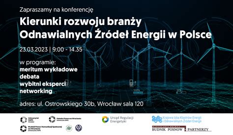 Kierunki Rozwoju Bran Y Odnawialnych R De Energii W Polsce Klastry