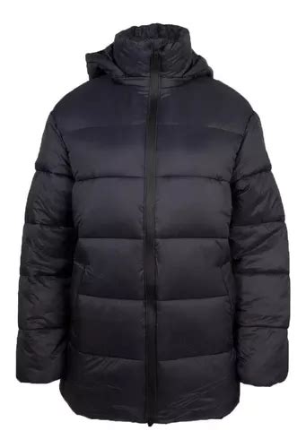 Campera Topper Lifestyle Hombre Bs Puffer Long Negro Cli En Venta En