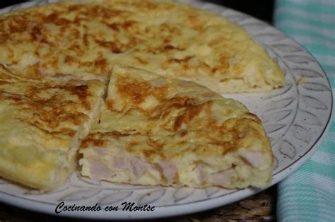 Tortilla De Pavo Y Queso Cocinando Con Montse