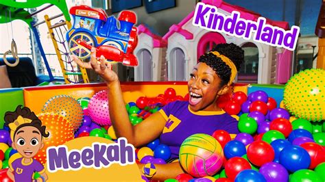 Meekah Plays At Kinderland Indoor Playground Blippi And Meekah Videos