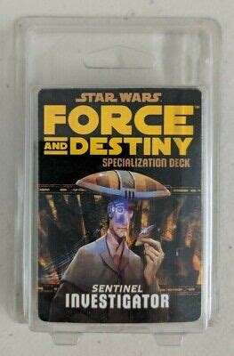 Sentinel Investigator Specialization Deck Star Wars Age Of Rebellion