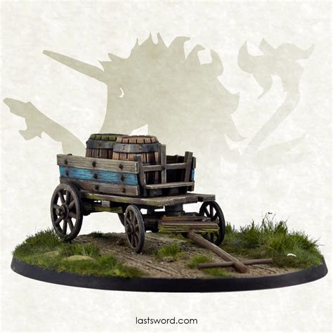 Supply Wagon Painted Last Sword Miniatures Blog