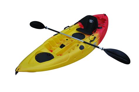 Bkc Uh Fk184 9 Foot Sit On Top Single Fishing Kayak With Seat And Padd