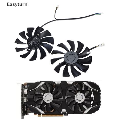 Easyturn 85MM 4Pin Cooler Fan For MSI GTX 1060 6G GTX 960 P106 100