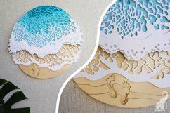 3D Layered Mandala Sea Cut Files For Cricut Silhouette