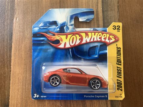 HOT WHEELS PORSCHE CAYMAN S FIRST EDITIONS K NO BLISTER PALADINO LEILÕES