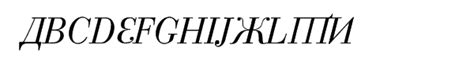 Cyrillic Latino Italic Font What Font Is