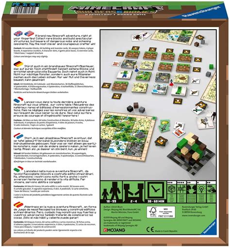 Minecraft Builders Biomes Board Game A Z Science Learning Toy Store