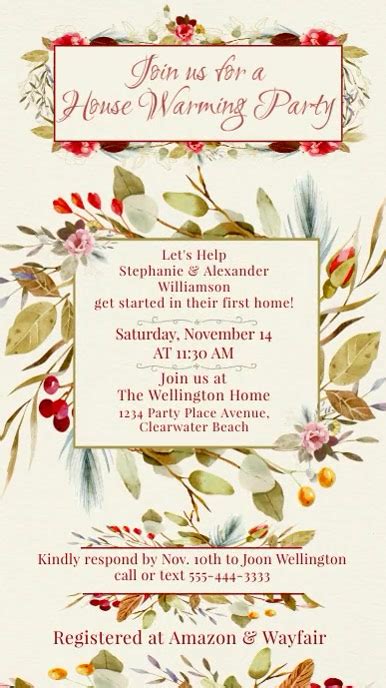 House Warming Party Invitation Template Postermywall