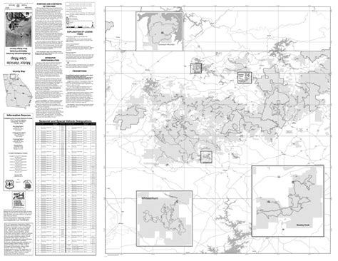 Motor Vehicle Use Map Mvum Blue Ridge District Chattahoochee Oconee National Forest By Us