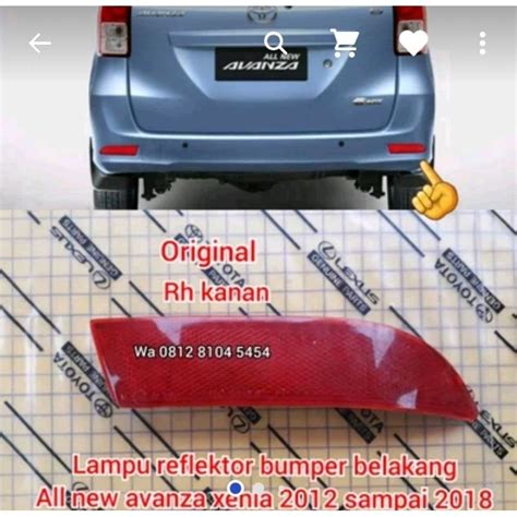 Jual Lampu Reflektor Bumper Belakang All New Avanza All New Xenia Rush