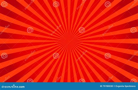 Retro Red Shiny Starburst Background Sunburst Abstract Texture Vector