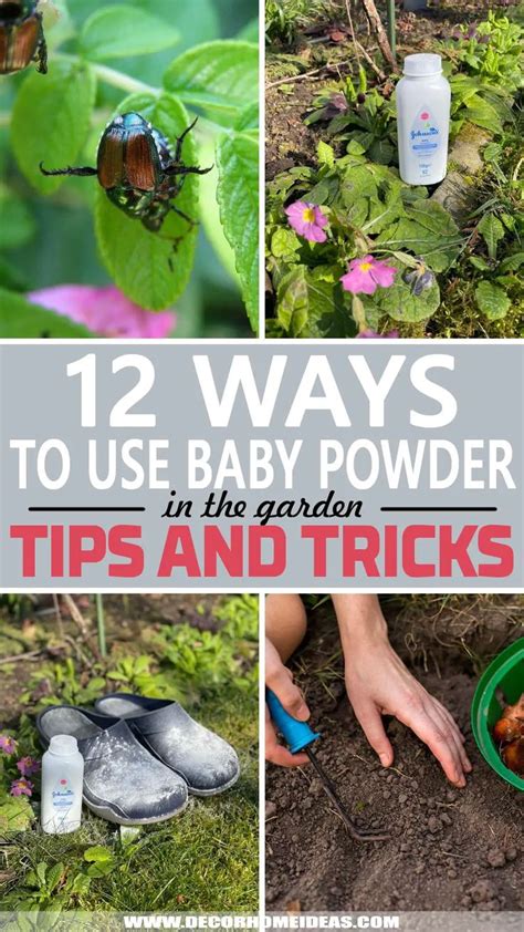 Garden Hacks Ways To Use Baby Powder Effectively Baby Powder