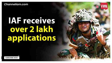 Iaf Receives Over 200000 Applications Under Agnipath Scheme