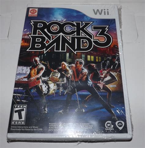 Rock Band 3 Nintendo Wii Nuevo Y Sellado 53900 En Mercado Libre