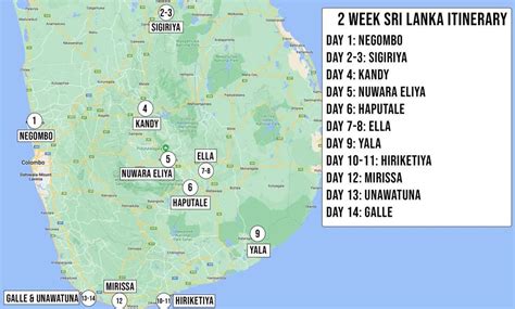 The Perfect Week Sri Lanka Itinerary Walk My World