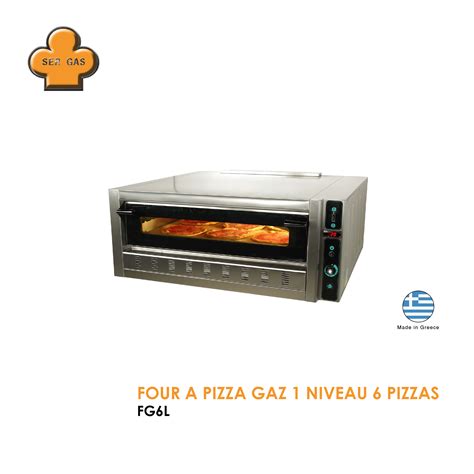 FOUR A PIZZA GAZ 1 NIVEAU 6 PIZZAS FG6L Maroc Cuisine Pro