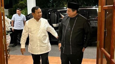 Partai Golkar Sodorkan Airlangga Hartarto Jadi Cawapres Prabowo