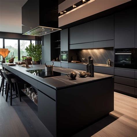 18 Beautiful Black Kitchens Ideas With Black Kitchen Cabinets Alittledelightful