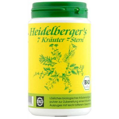 HEIDELBERGERS 7 Kräuter Stern Bio Qualität Pulver zurrose at