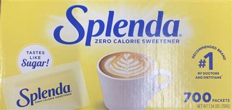 Splenda Zero Calorie Sweetener 700 Count Packets 24 7 Oz Box Ebay