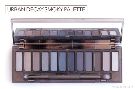 Review Swatches Urban Decay Naked Smoky Palette From Head To Toe