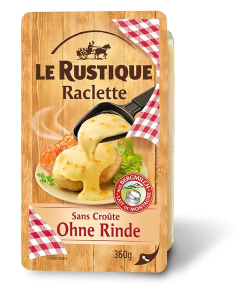 Le Rustique Raclette Ohne Rinde 360g Amazon de Lebensmittel Getränke