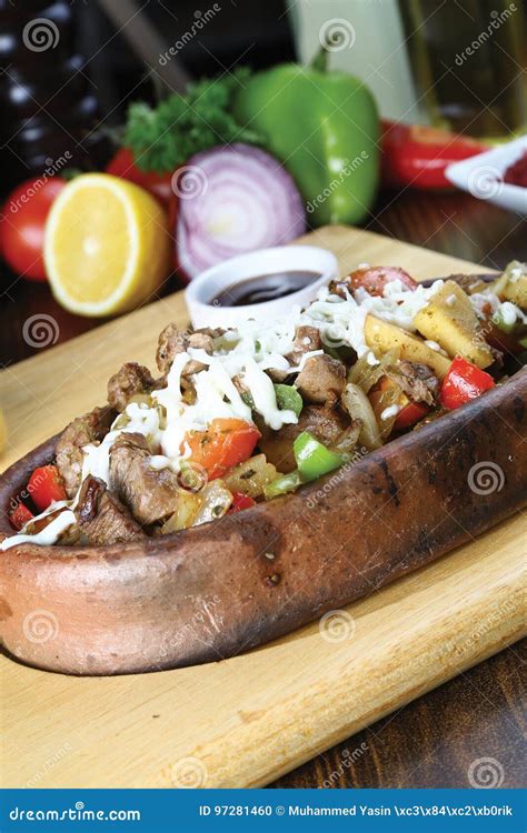 Meat Stew In Ceramic Hot Pot With Cheese Stock Photo Image Of Casserole Ceramic
