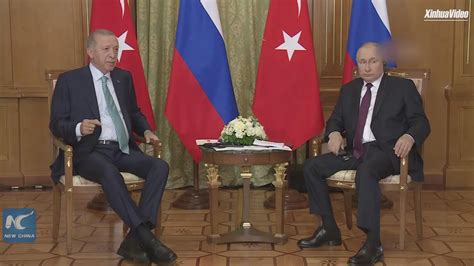 Erdogan Putin Discuss Black Sea Grain Deal Youtube