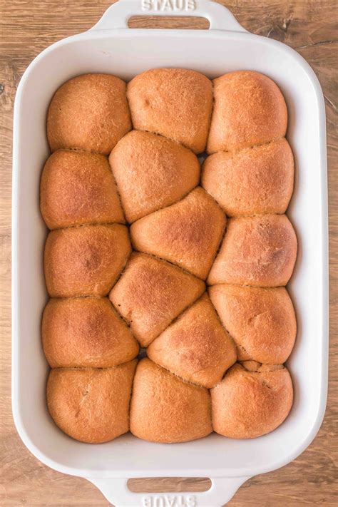 Sweet Molasses Brown Bread Rolls Recipe With Yeast Hostess At Heart