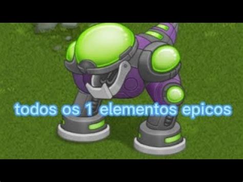 Todos Os Monstros De 1 Elemento Epicos Da Ilha De Planta My Singing