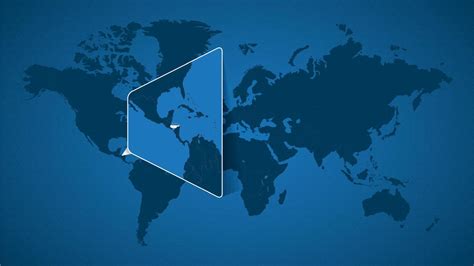 Detailed World Map With Pinned Enlarged Map Of Honduras And Neighboring