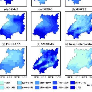 The Frequency Distribution Of Precipitation A And Accumulated