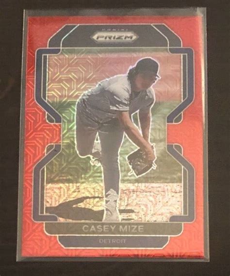 2022 Panini Prizm CASEY MIZE Red Mojo 149 80 Tigers EBay