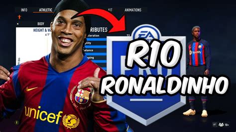 Fifa 23 Virtual Pro Lookalike Tutorial Ronaldinho Youtube