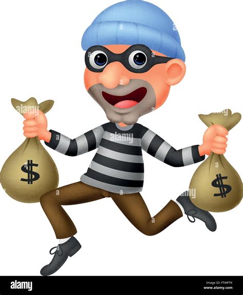 Robbery running loot Stock Vector Images - Alamy