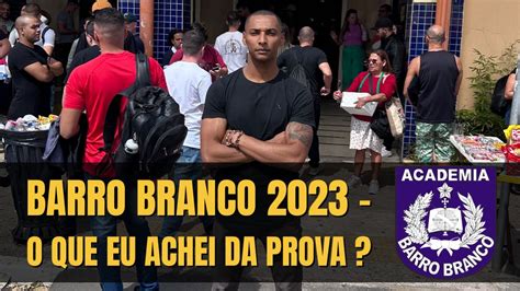 Prova Do Barro Branco Concurso Oficial Pmsp Opini O Sincera