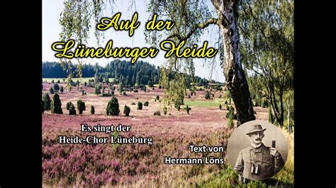 Auf der Lüneburger Heide Heide Chor Lüneburg YouTube