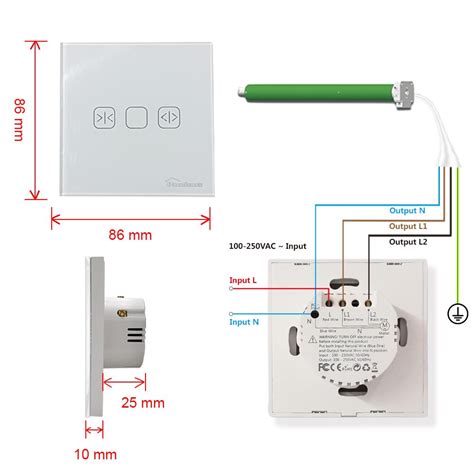 Interruptor Inteligente Wi Fi Estores Cortinas Ws Ihouseremote