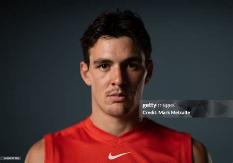 Errol Gulden poses during the Sydney Swans 2023 AFL team photo day at ...